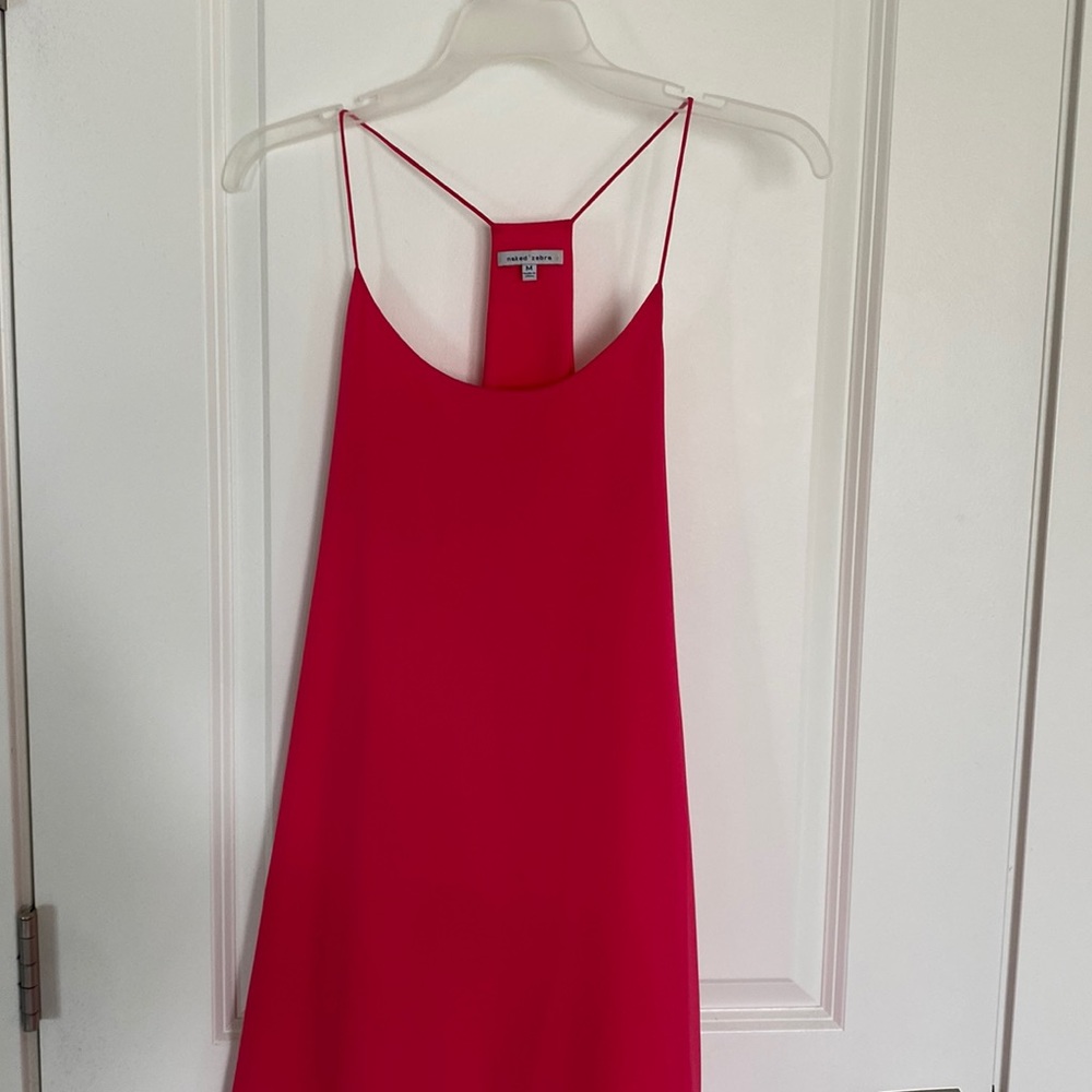 Naked Zebra Hot Pink Shift Dress